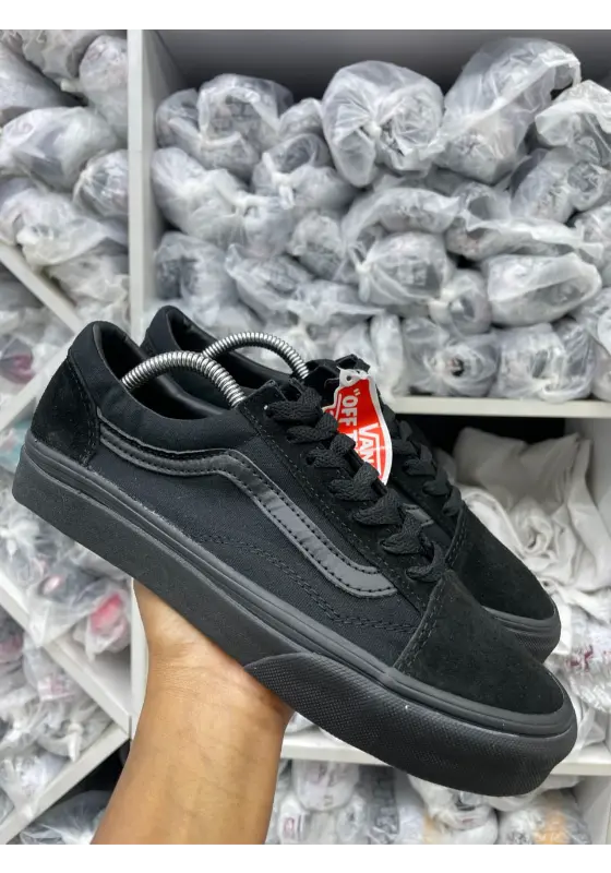 black suede and canvas Vans Old Skool