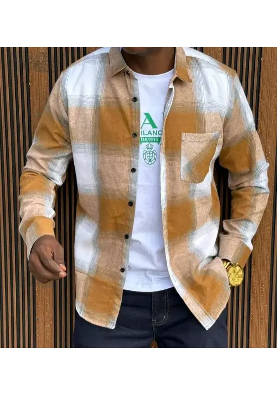 Flannel light orange